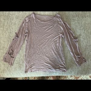 Loft blouse with ties